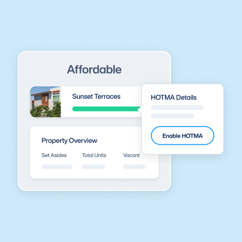 AppFolio HUD and LIHTC program management interface