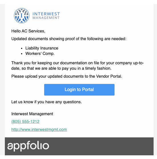 AppFolio Vendor Portal Overview
