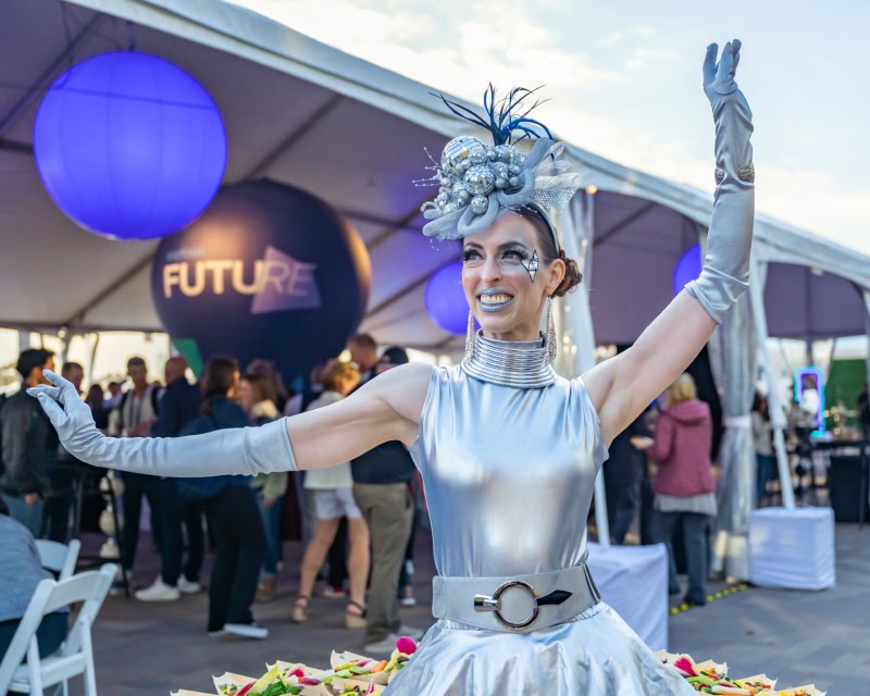 Entertainer at FUTURE outdoor event