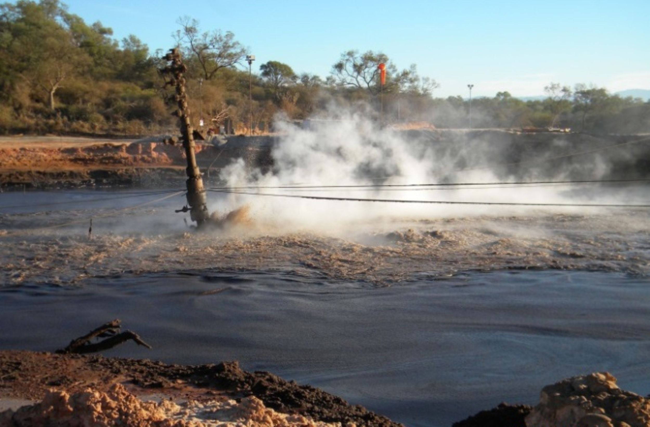 Rapid interception of blowout in Argentina