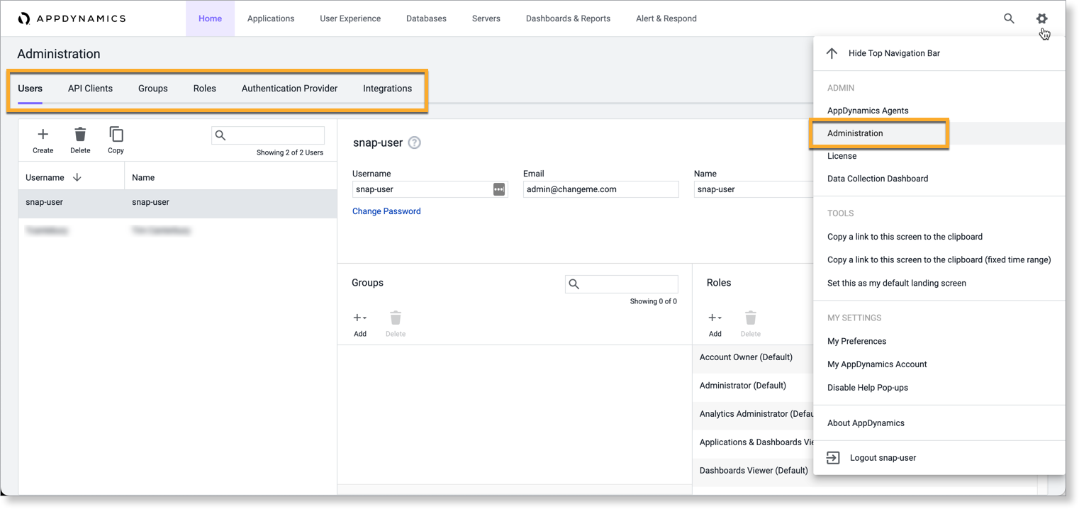 Controller Tenant Administration UI