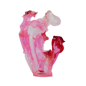 Transparent Pink Vase 