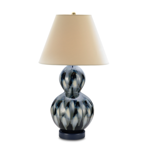 Small Pheasant Feather Table Lamp, Base Only 