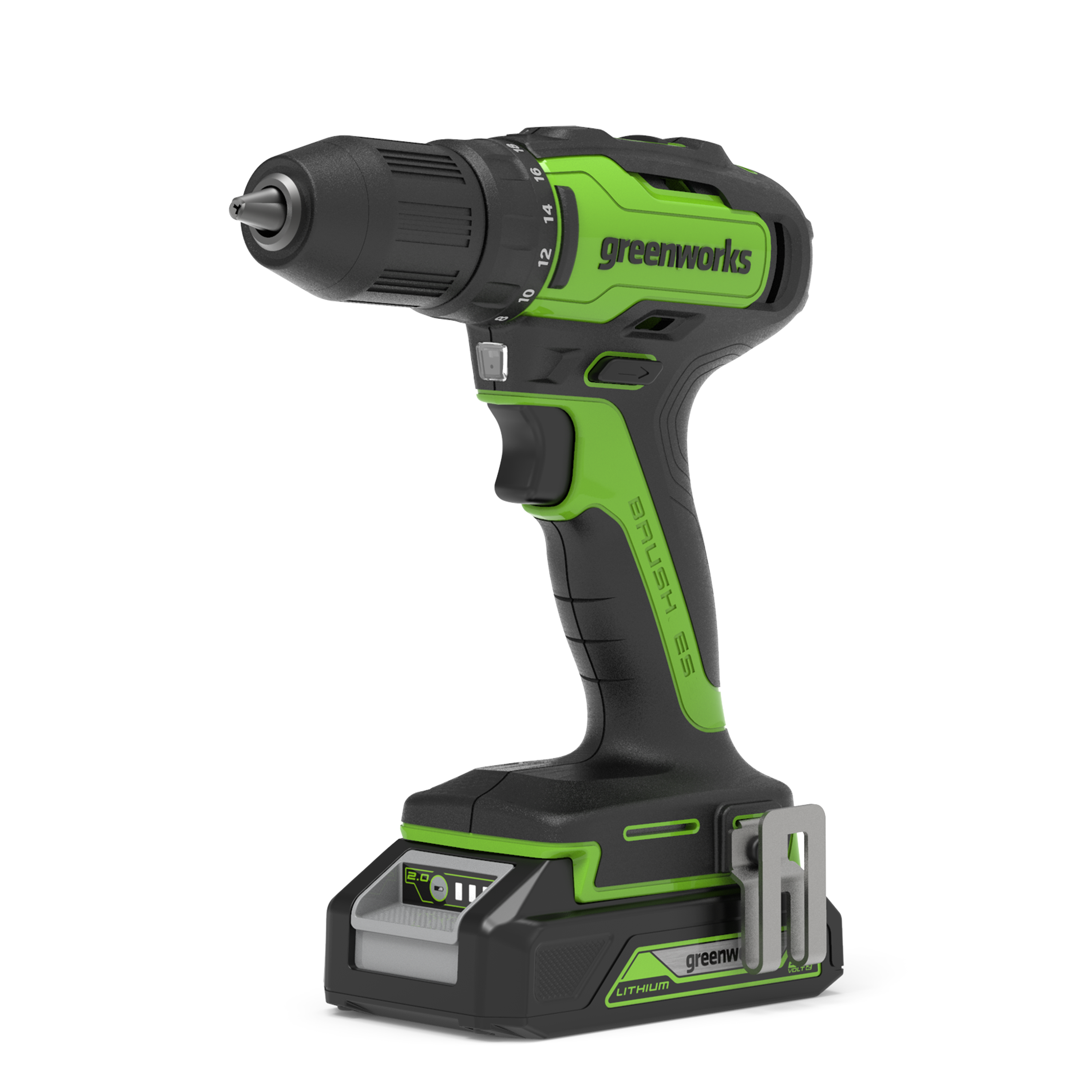 24V Akku Bohrschrauber 35Nm Greenworks GD24DD35MK2