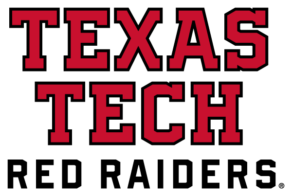 Texas Tech Red Raiders wordmark in Pumpjack and Techsans