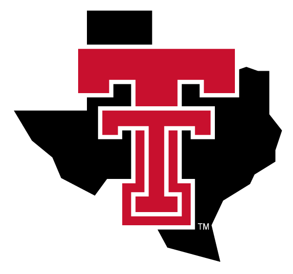 Tertiary State of Texas Double T on red