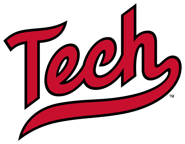 Tech wordmark in Matador Script font