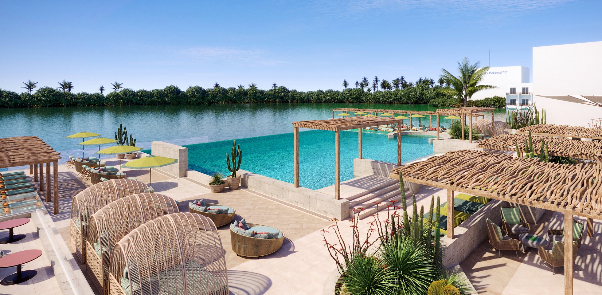 infinity pool lagoon