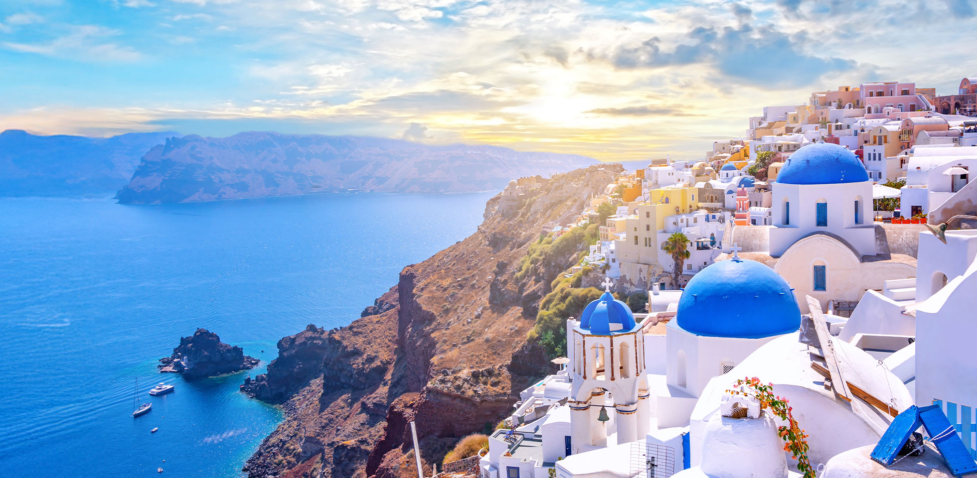 SANTORINI oia blue dome