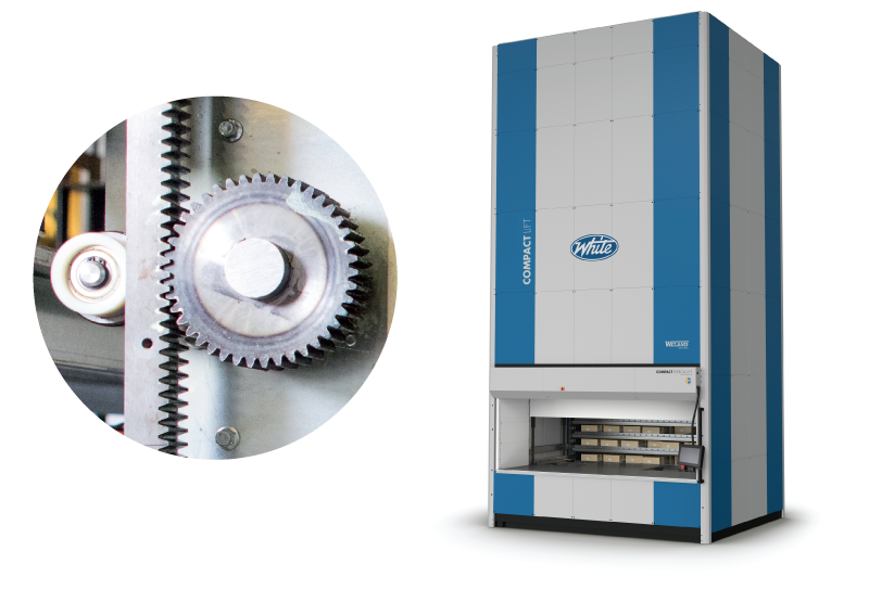 Compact Lift Vertical Lift Module (VLM). Delivering cost effective and measurable warehouse operation results.