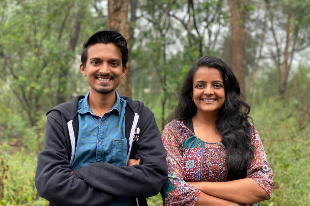 Craste founders Shubham Singh and Dr. Himansha Singh