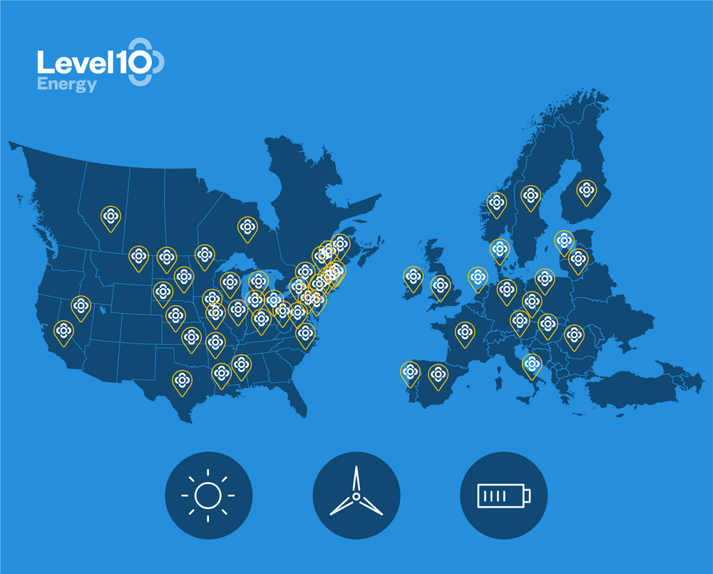 LevelTen Energy Supply Map