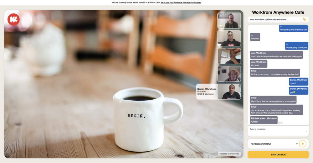 Workfrom Virtual Cafe 2