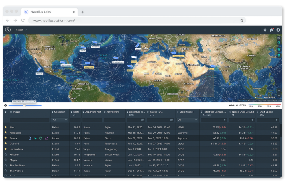 Nautilus Labs Fleet Dashboard