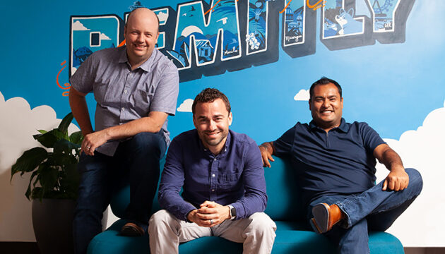Remitly founders Matt Oppenheimer, Shivaas Gulati, and Josh Hug