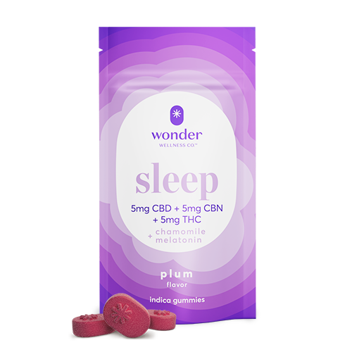 Wonder Sleep Gummies 1:1:1 Plum with Melatonin 100mg (20ct) - IL