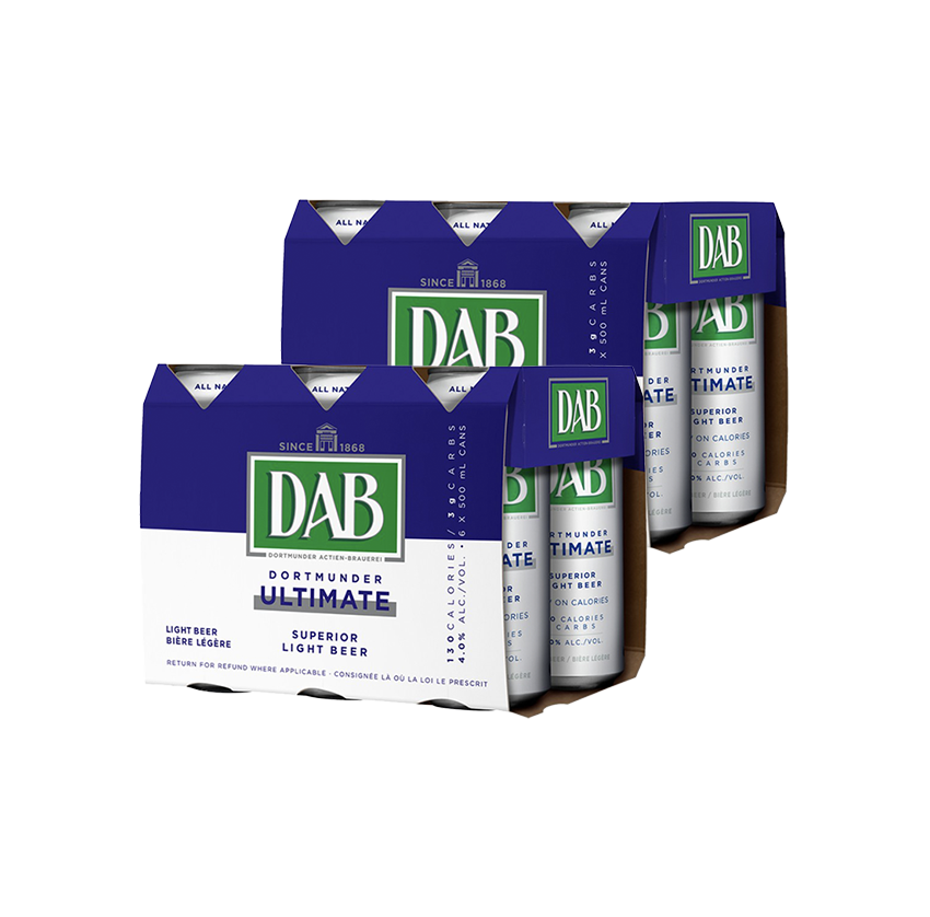 DAB ULTIMATE LOW CARB, LOW CAL LIGHT BEER