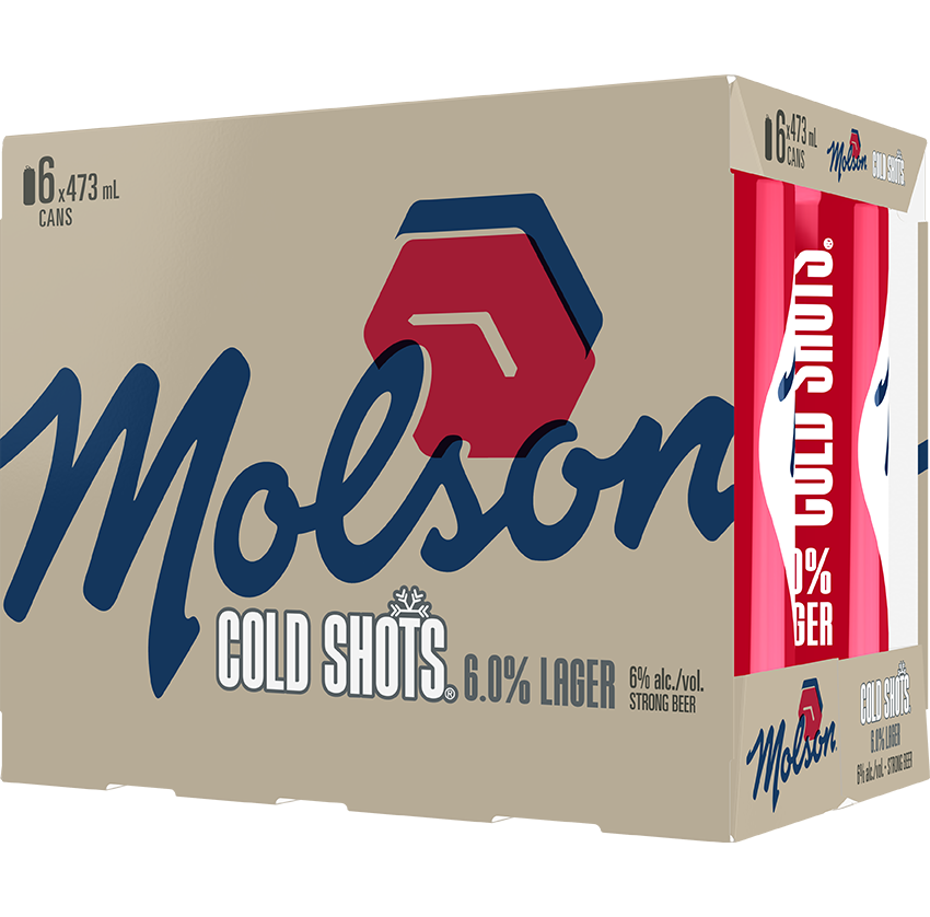 Molson Cold Shots (6 pack of 473ml Cans)