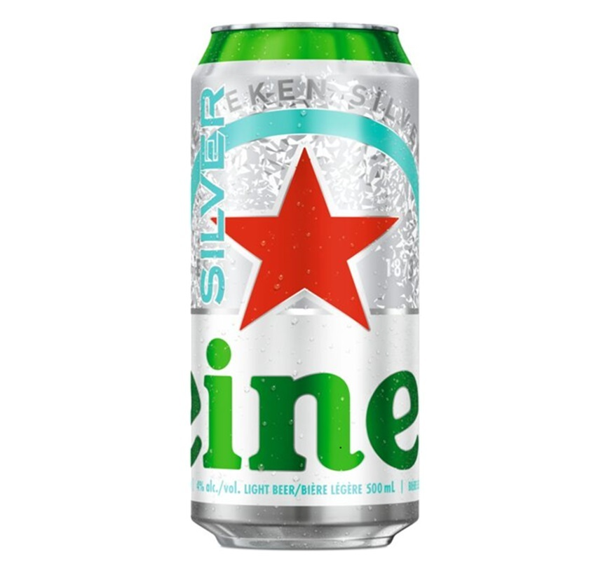 Heineken Silver (1 pack of 500ml Cans)