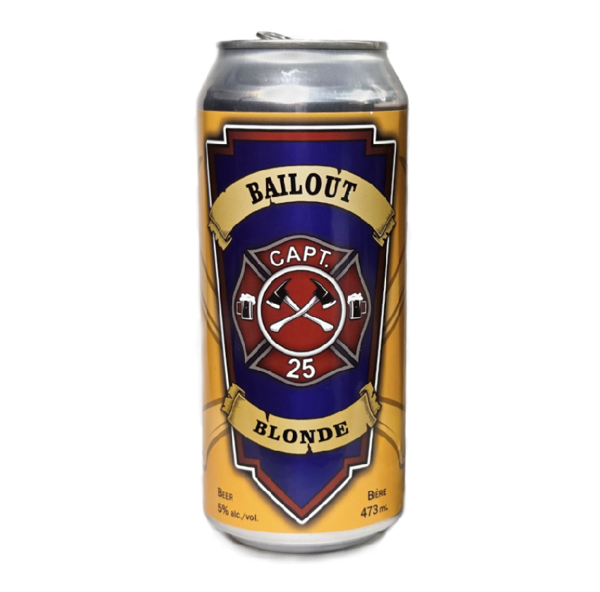 Capt25 Bailout Blonde Craft Beer (1 pack of 473ml Cans)