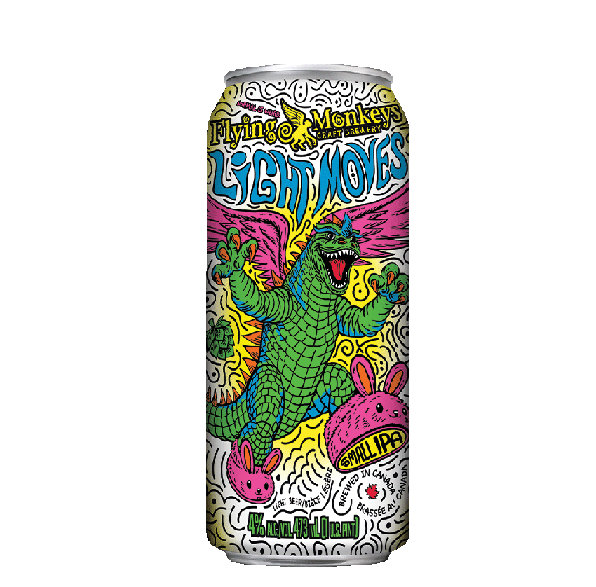 Flying Monkeys Light Moves Small Ipa (1 pack of 473ml Cans)