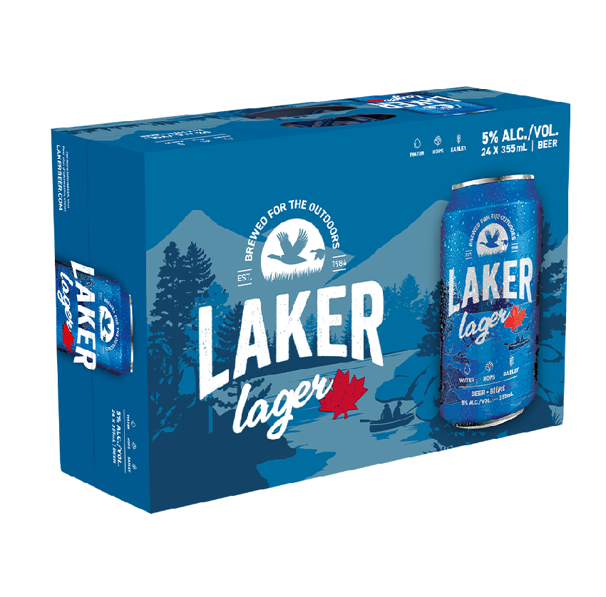 Laker Lager (24 pack of 355ml Cans)