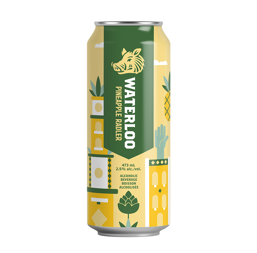 Waterloo Pineapple Radler (1 pack of 473ml Cans)