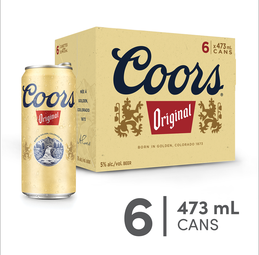 Coors Original (6 pack of 473ml Cans)
