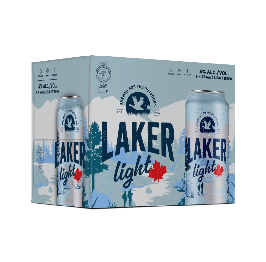 Laker Light (6 pack of 473ml Cans)