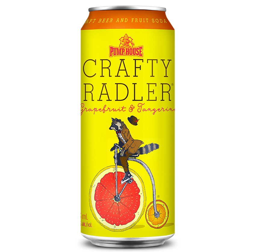 Pump House Crafty Radler Grapefruit & Tangerine (1 pack of 473ml Cans)