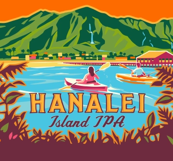 KONA HANALEI IPA: 24 X Bottle 355 ml - The Beer Store