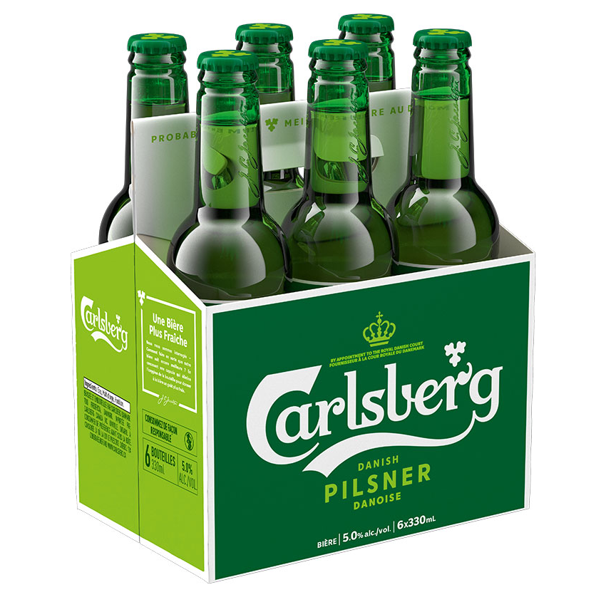 Carlsberg Pilsner (6 pack of 330ml Bottles)