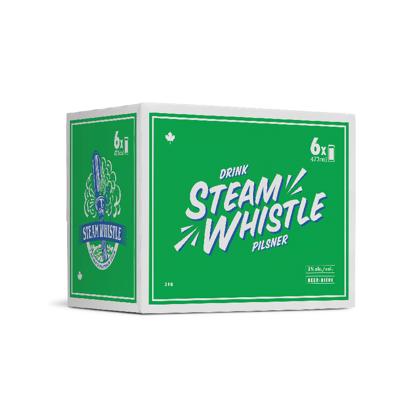 Steam Whistle Premium Pilsner (6 pack of 473ml Cans)