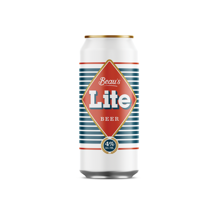 Beau's Lite Lager (1 pack of 473ml Cans)