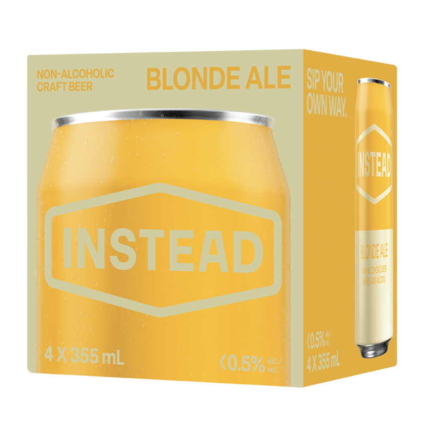 INSTEAD BLONDE NON ALCOHOLIC BEER