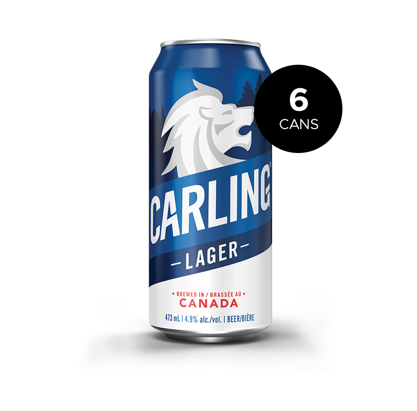Carling Lager (6 pack of 473ml Cans)