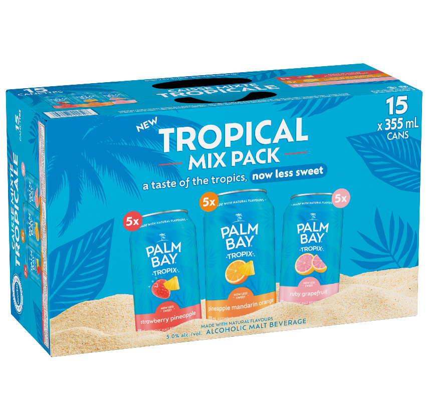 Palm Bay Tropical Mixer Pack (15 pack of 355ml Cans)