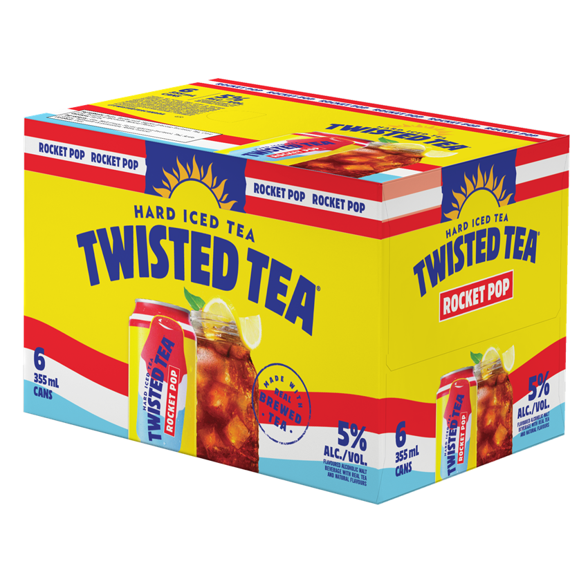 Twisted Tea Rocket Pop (6 pack of 355ml Cans)