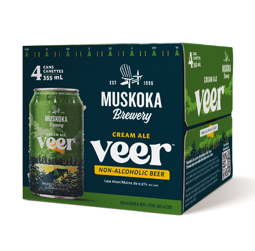 Muskoka Brewery Veer Cream Ale (4 pack of 355ml Cans)