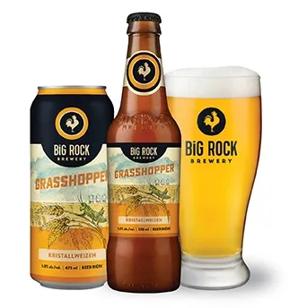 BIG ROCK GRASSHOPPER KRISTALLWEIZEN - The Beer Store