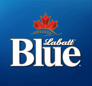 LABATT BLUE LIGHT Imported Strip Tap Handle Sticker craft beer brewery brewing 