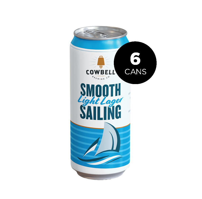 COWBELL BREWING CO. SMOOTH SAILING LIGHT LAGER