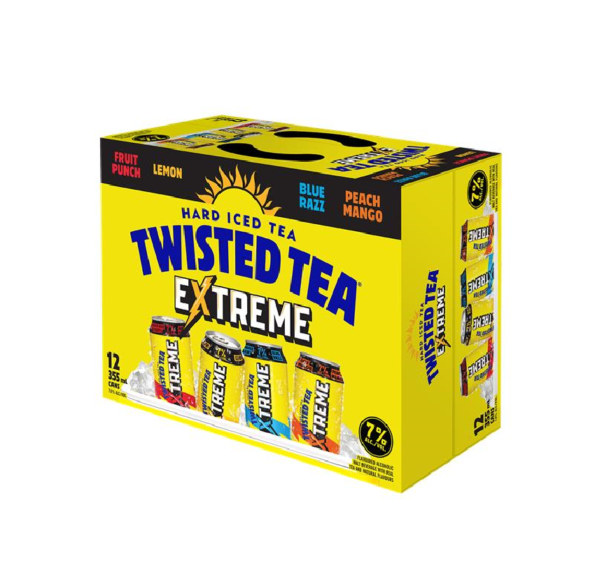 Twisted Tea Extreme Party Pack (12 pack of 355ml Cans)