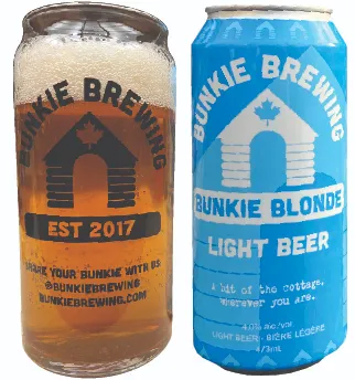THE BUNKIE BREWING COMPANY - BUNKIE BLONDE