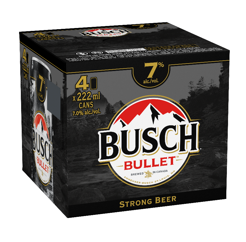 Busch Bullet (4 pack of 222ml Cans)