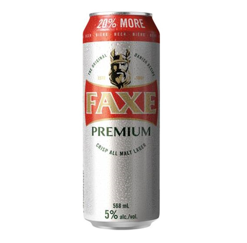 Faxe Premium Lager (1 pack of 568ml Cans)