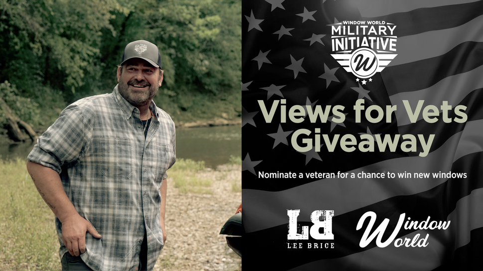 Lee Brice Window World Vets Contest