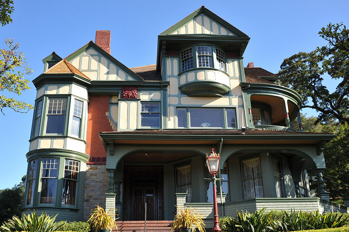 Exterior of Victorian home
