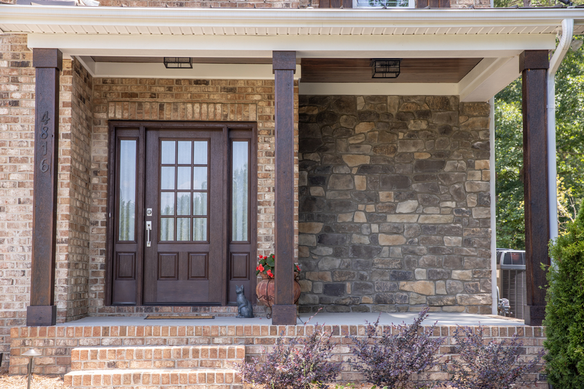 Window World Woodgrain Entry Door