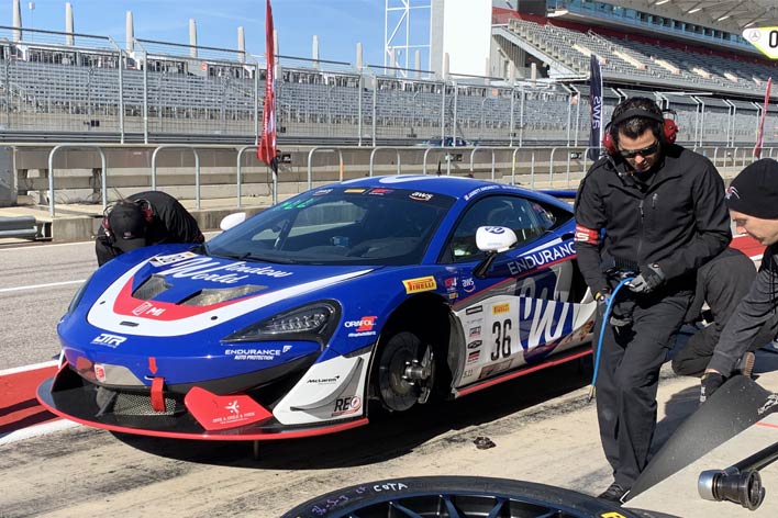 Jarett Andretti's GT4 race car